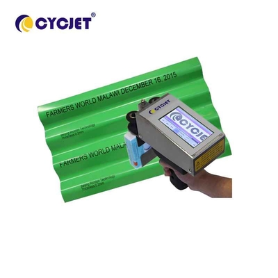 CYCJET पोर्टेबल हैंडहेल्ड इंकजेट प्रिंटर स्टील शीट के लिए 18 मिमी ऊँचाई की तारीख